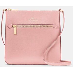 S Kate Spade Sadie North South Large Pink Leather Crossbody K7379 NWT $ 299